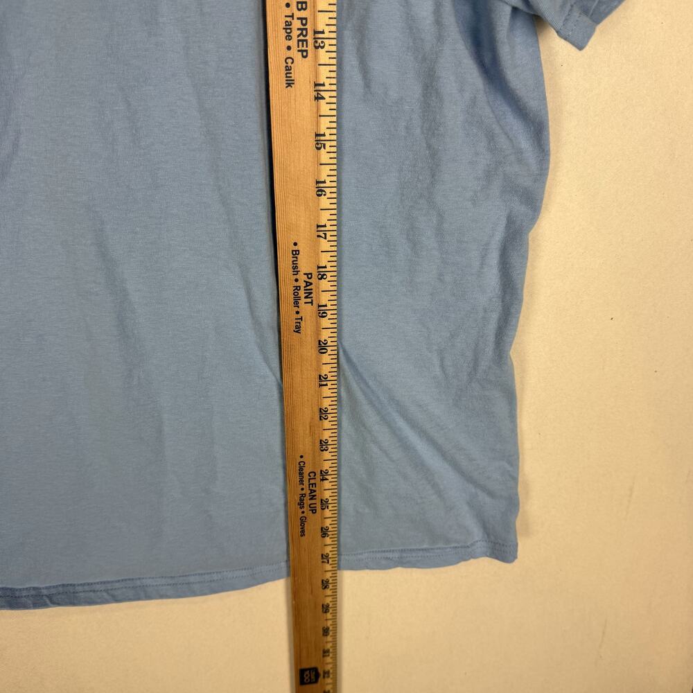 Quiksilver T-Shirt Mens XL Blue‎ Cotton Regular Crew Neck Short Sleeve Pullover - Picture 6 of 8